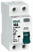 Выключатель дифференциального тока УЗО DeKraft УЗО-03 2п 16А 30мА 6,0кА тип AC  картинка